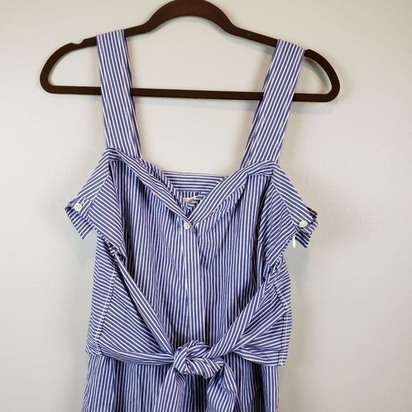 NWT Derek Lam 10 Crosby Tie Front Dress $395 SZ 6 - Picture 3 of 7